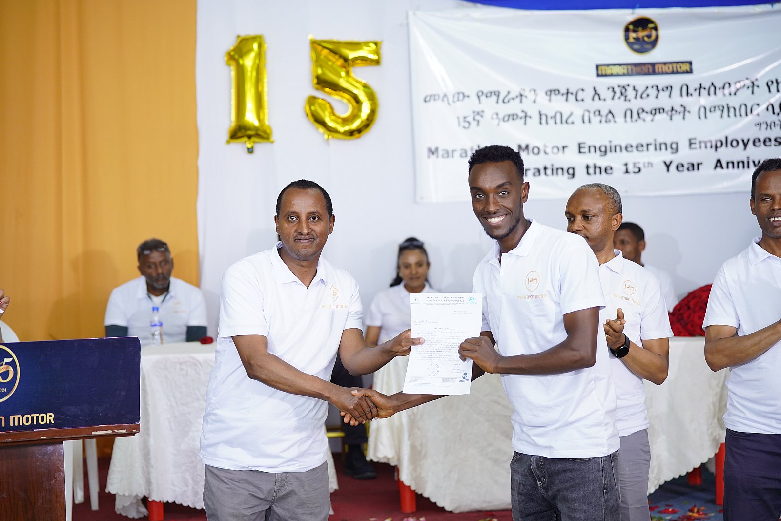Marathon Celebrates 15th Anniversary of its Establishment with Employee