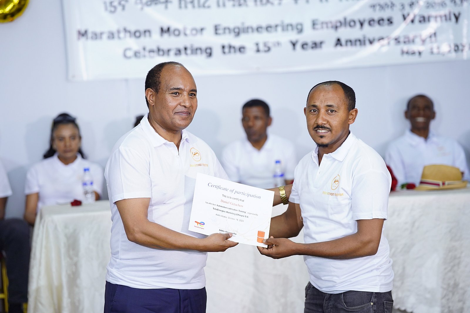 Marathon Celebrates 15th Anniversary of its Establishment with Employee